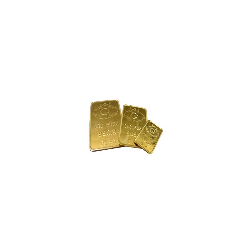 Lingotto in oro 5,10 e 20 gr.